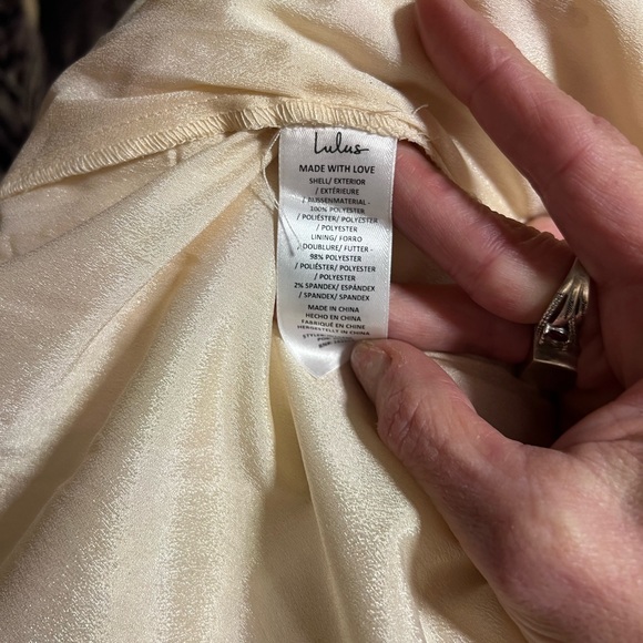 💓Lulus Make Me Blush Peach Floral Print Tiered Maxi Dress.💞SZ XL- NWT - Picture 14 of 16